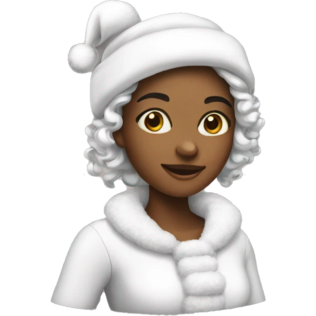 Christmas girl emoji