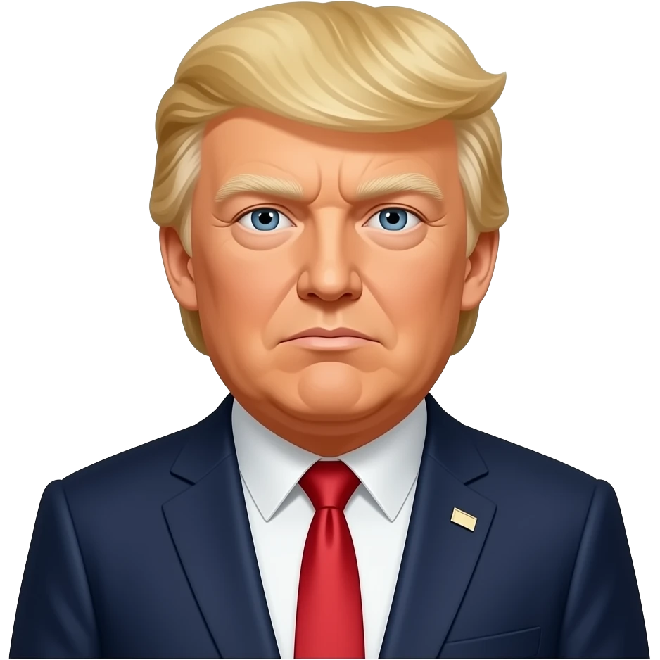 Bald Donald trump emoji