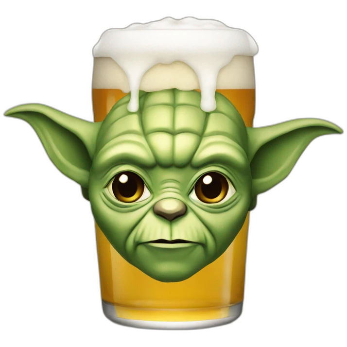 Yoda beer emoji