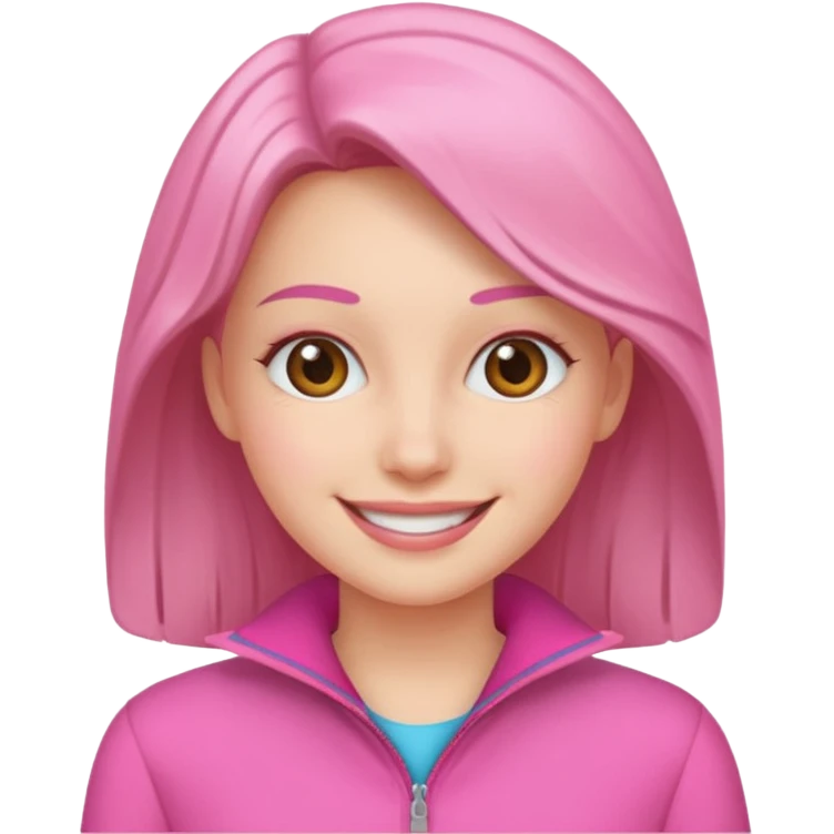 Single women with pink emoji