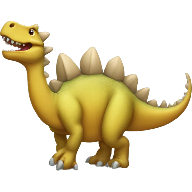 stegosaurus dinosaur dancing emoji