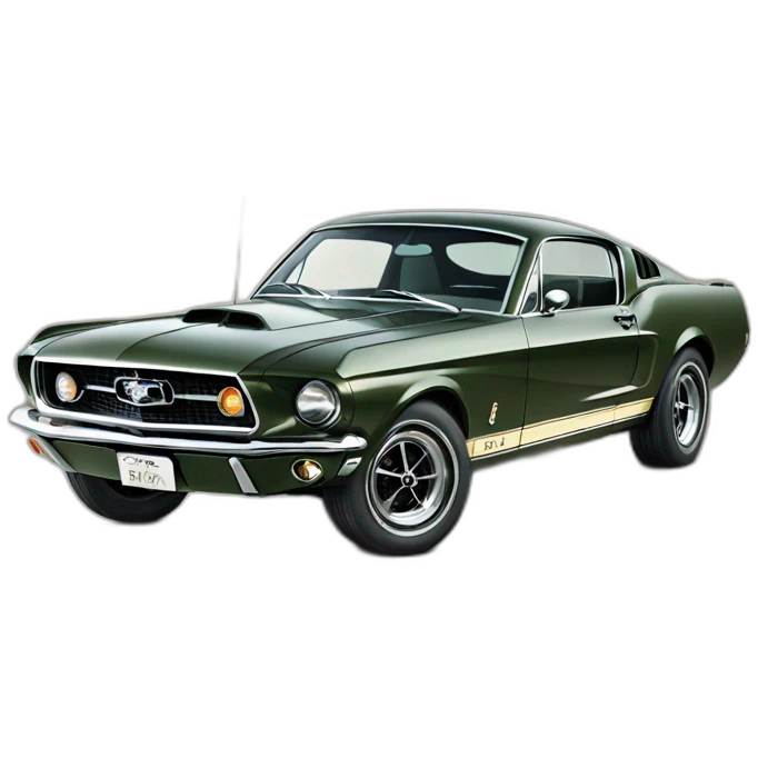 Ford mustang 1968 emoji