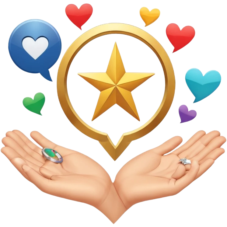 I need to create a slack emoji of: Customer-First. Create one for me, it should have the text as well with some attractive visual. Give me 10 ideas emoji