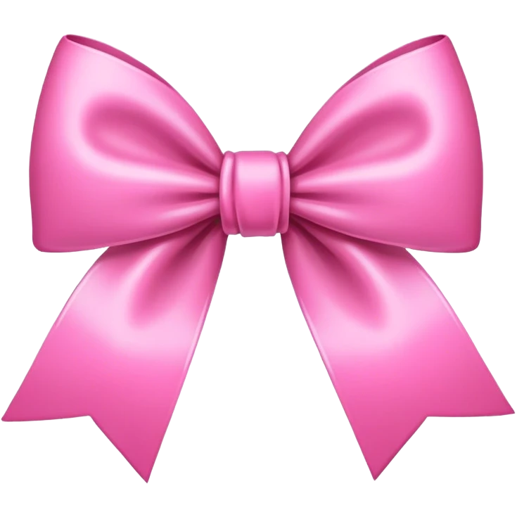 Pink bow emoji