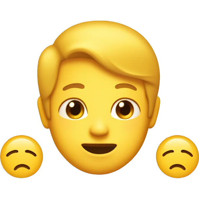 Emoji yellow rounded face in love drowlinh emoji