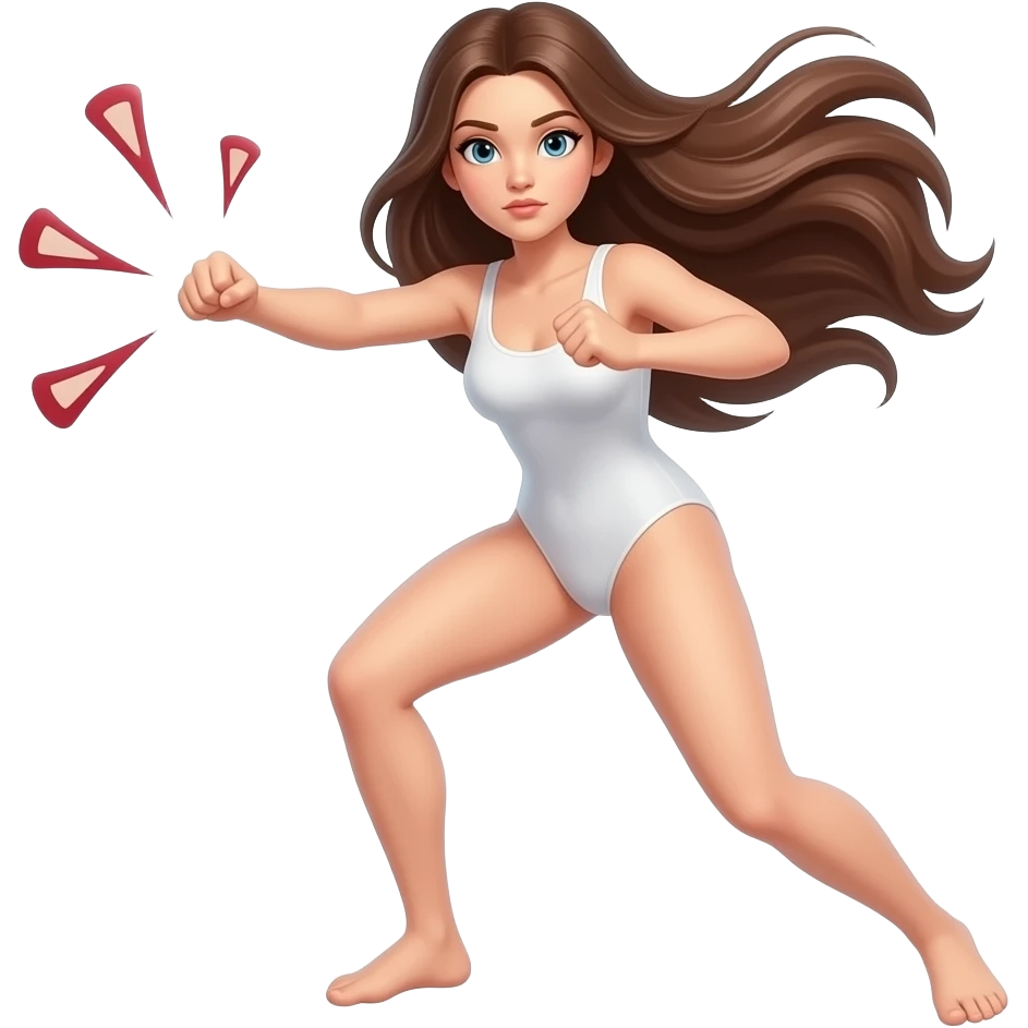 Naked girl fight emoji