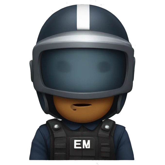 Riot police emoji