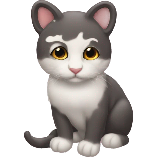 Мишка с бантиком розовым на шее emoji