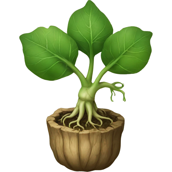 mandrake root emoji