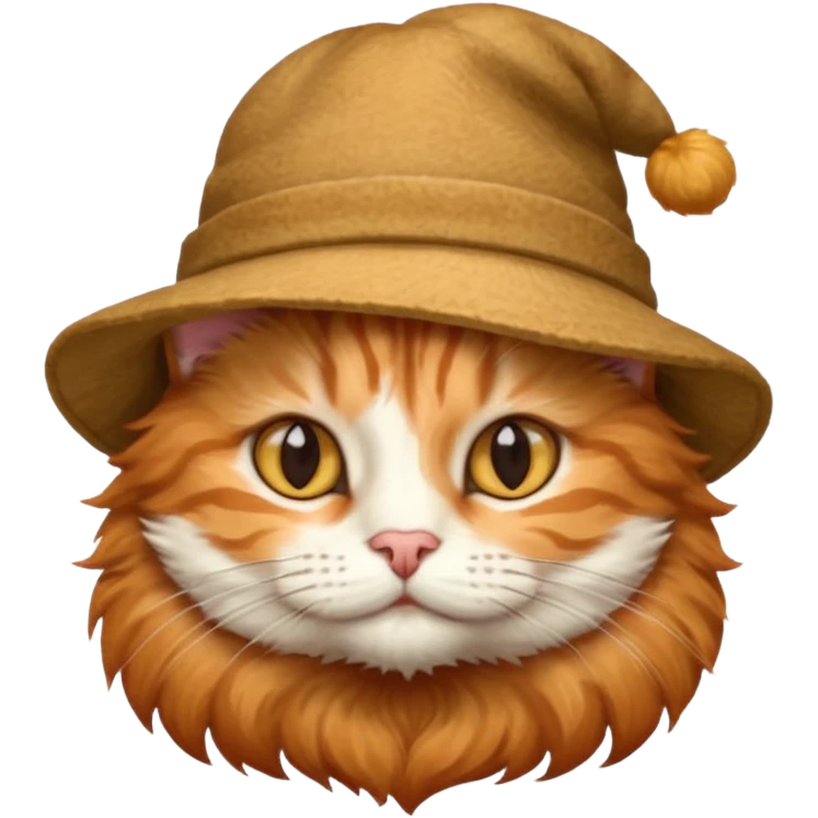 Cat with hat emoji