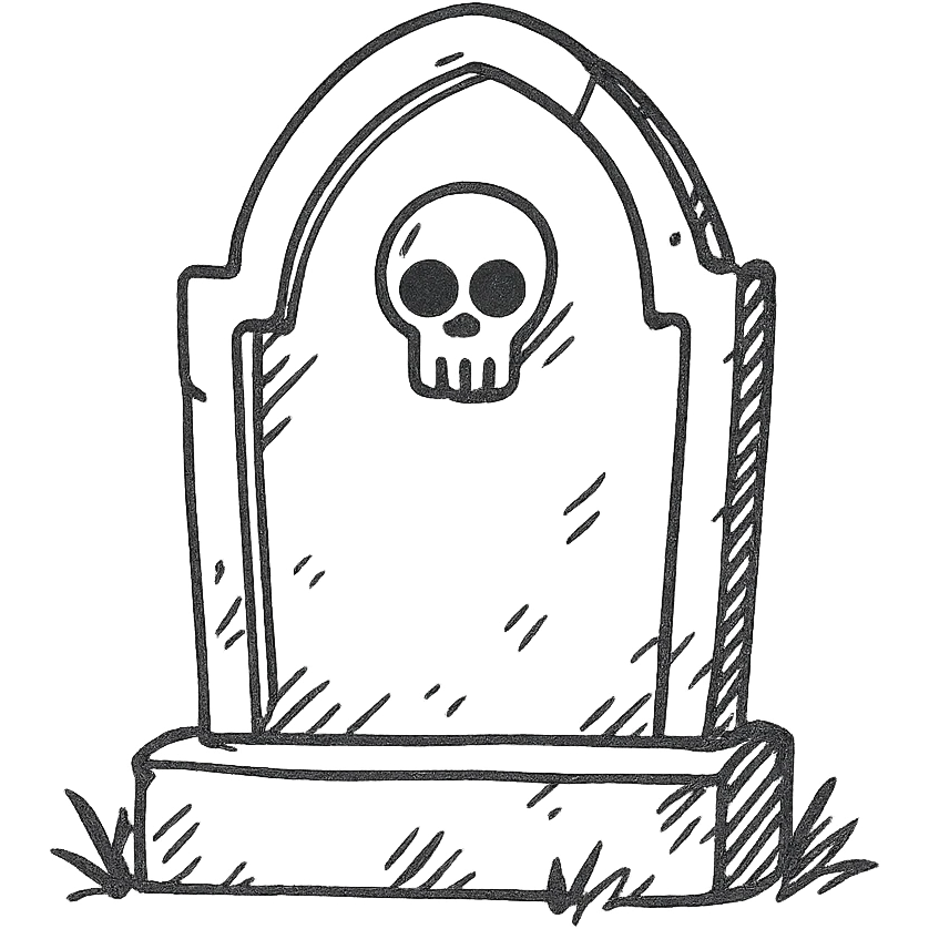 gothic object, sketchy and mysterious emoji