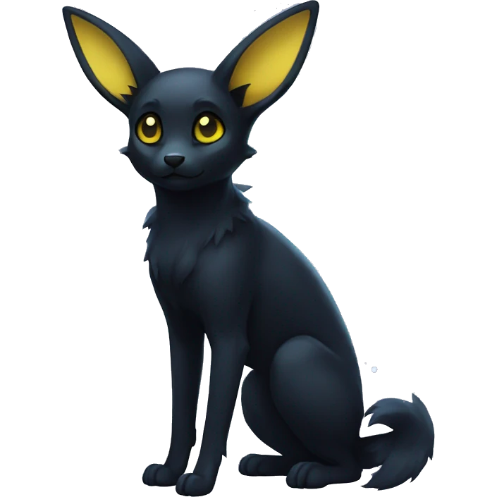 Lunar Nebula Umbreon full body emoji