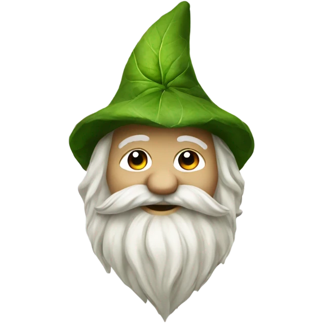 Weed leaf gnome emoji
