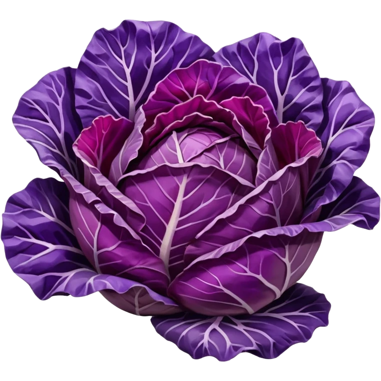red cabbage leaves emoji