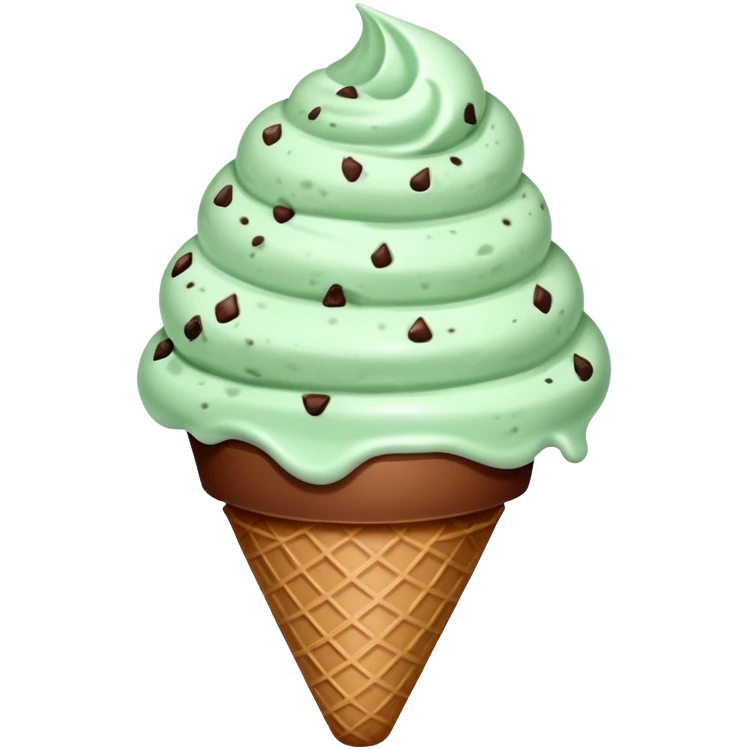 mint chocolate chip emoji