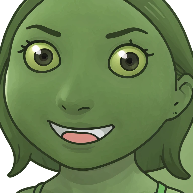 Squinty eyes girl emoji emoji