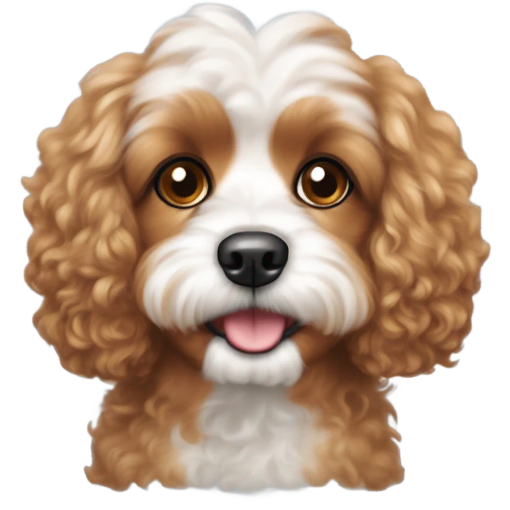dog cavapoo emoji
