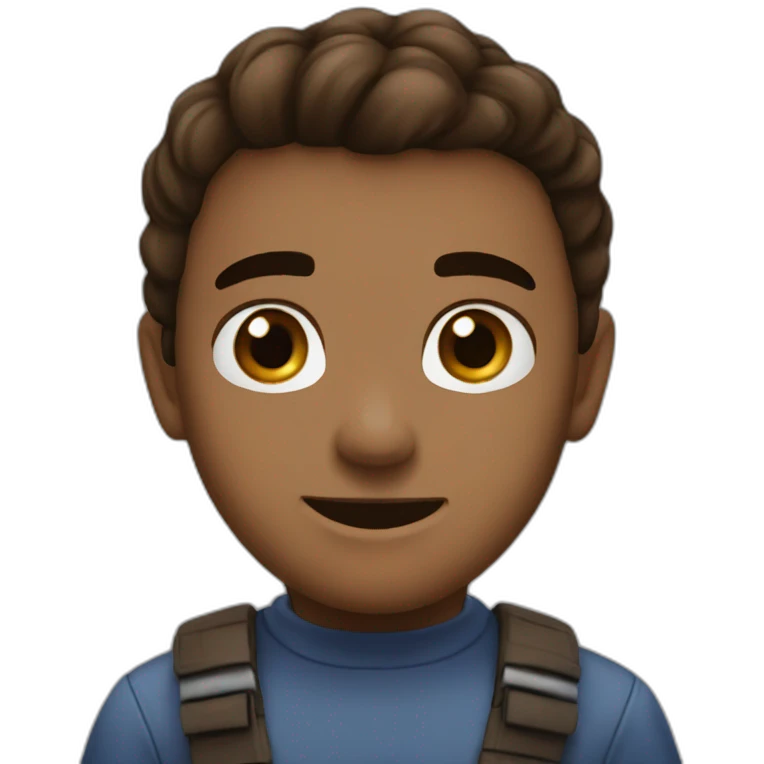 brown hzir nlue eyes hdskc emoji