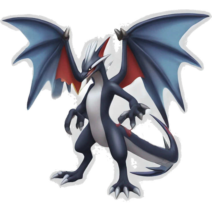 Edgy Cool Nargacuga-Noivern-Latias-Silvally-Garchomp-Pokémon Full Body emoji
