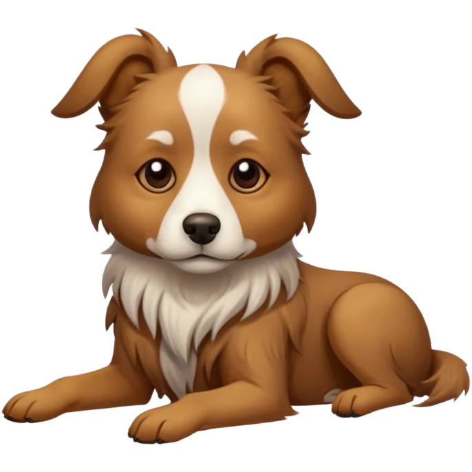dead dog with saint spirit  emoji