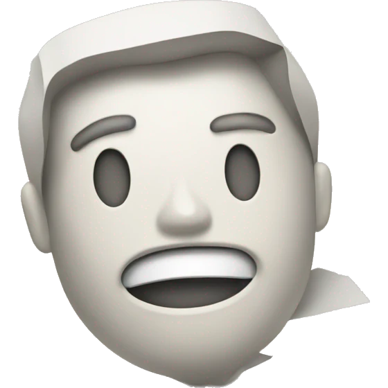 Paper in tounge  emoji