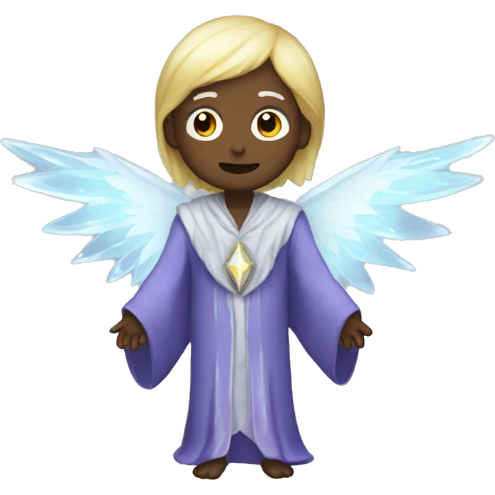 empty crystal magical robes withwings emoji