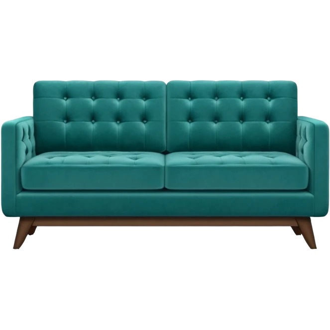 Long square teal couch emoji