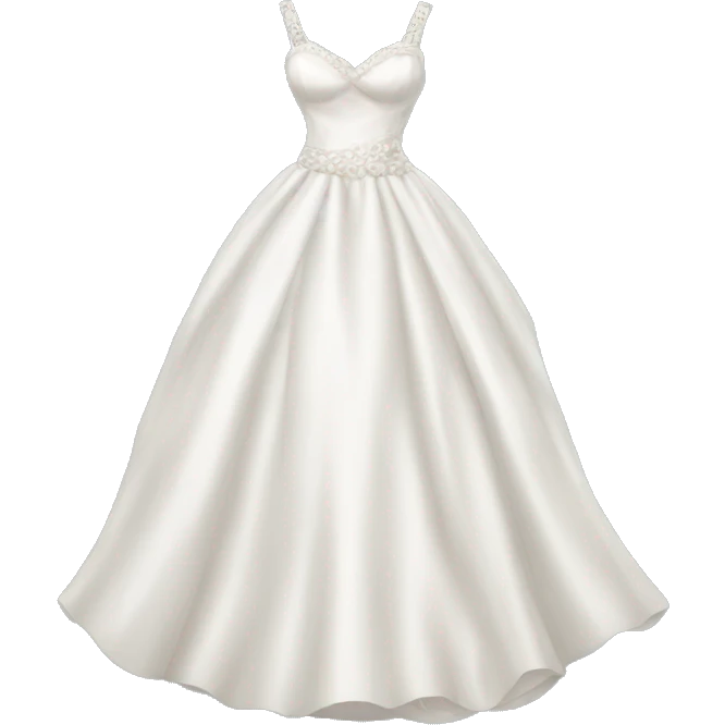 wedding dress  emoji