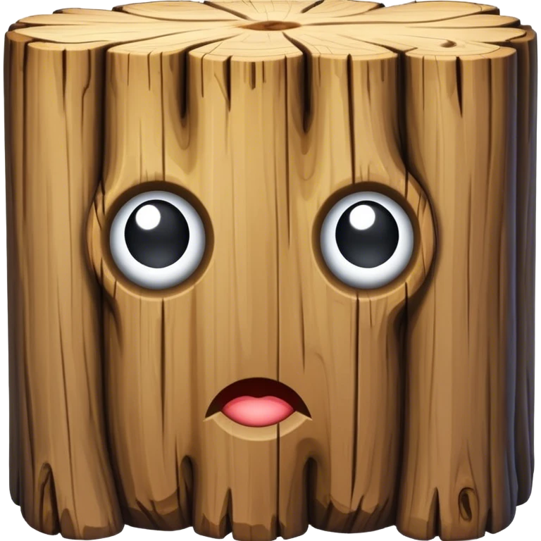 tree trunk block emoji