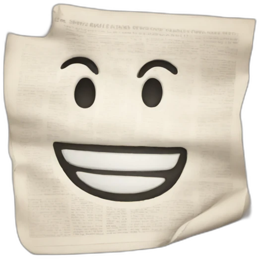 positive newspaper emoji