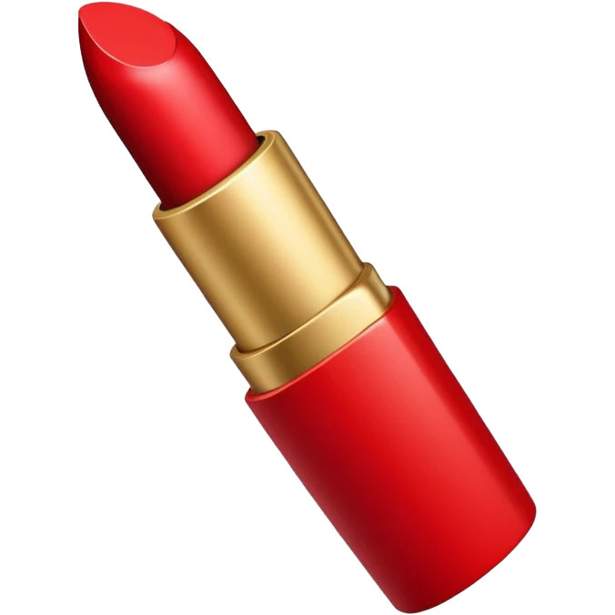 red kiss lipstick print emoji