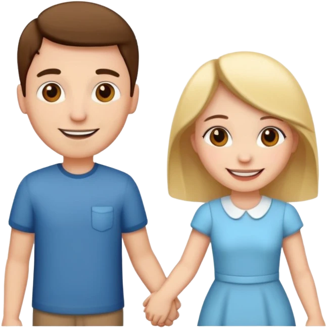 can they hold hands? emoji