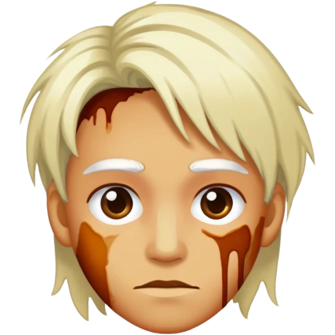 Hair dye gone wrong emoji