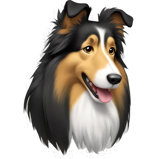 rough collie emoji