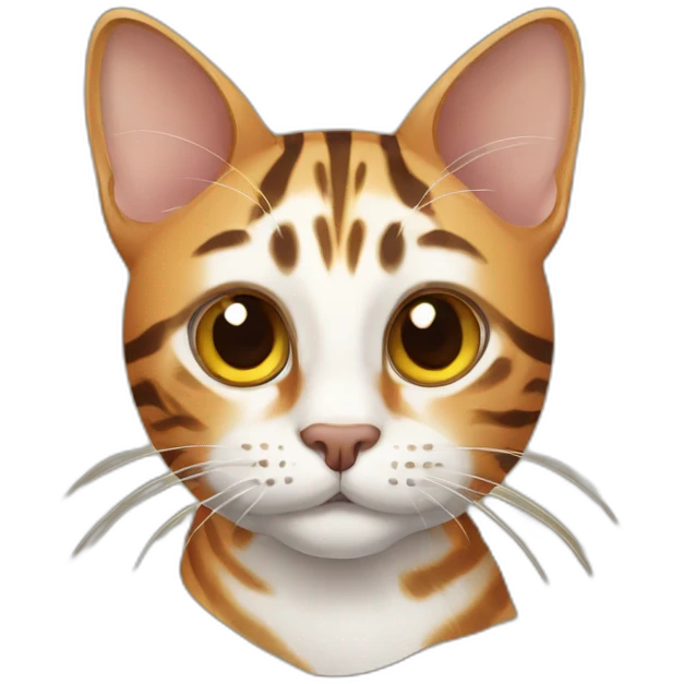 Cat bengal emoji