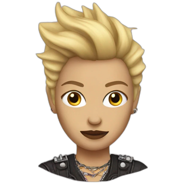 punk-blonde emoji