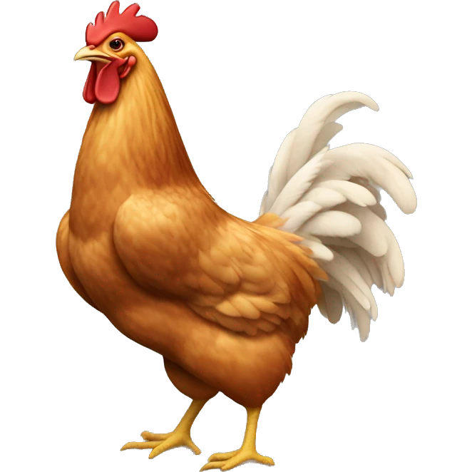 Chicken dancing emoji