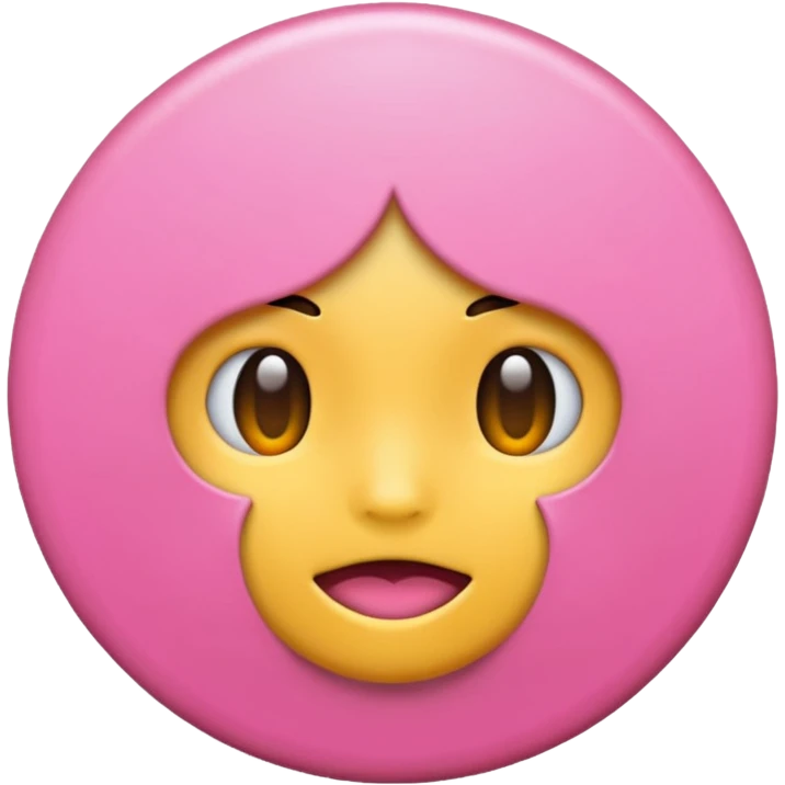 Pink circle emoji emoji