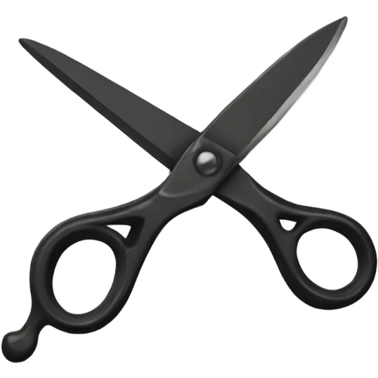 black scissors emoji