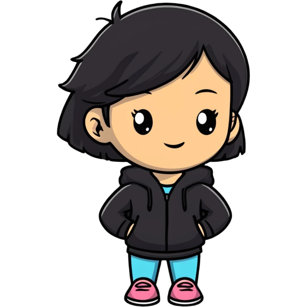 a cool girl with attitude emoji