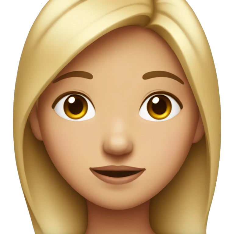 A girl who blushes and looks on the side emoji
