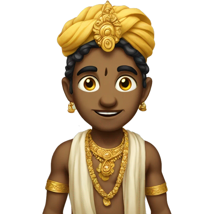 Butter thief Krishna  emoji