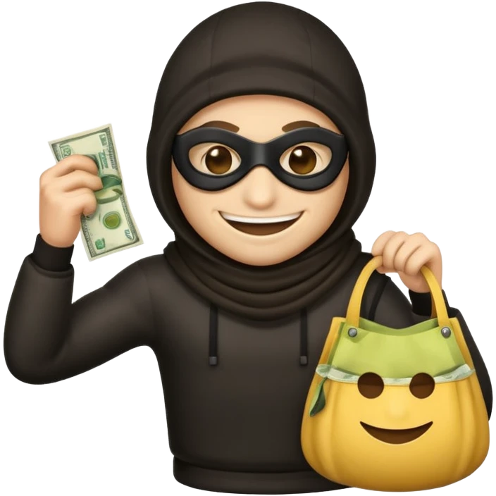 A emoji robber  emoji