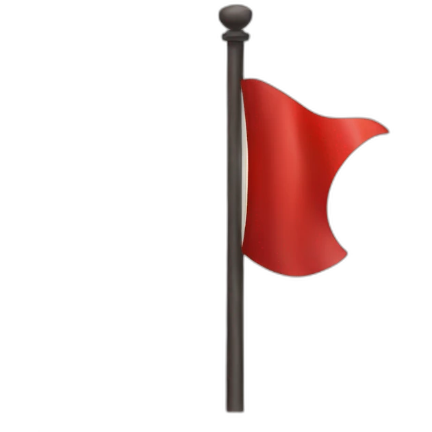 red flag emoji