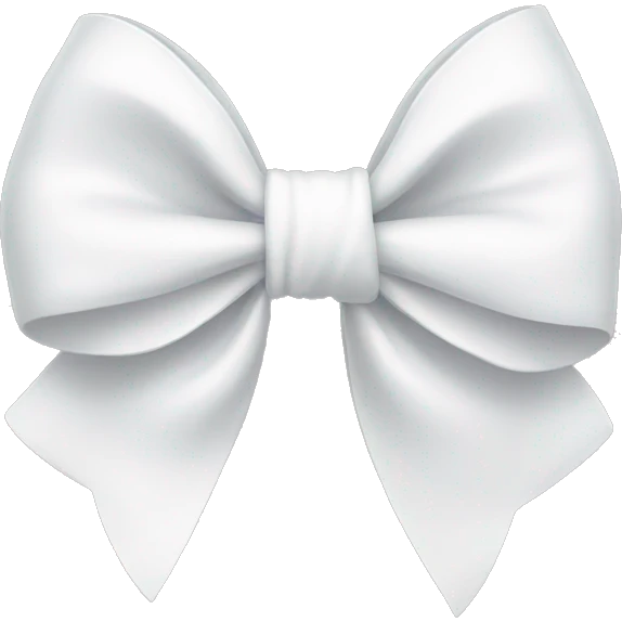 white bow emoji