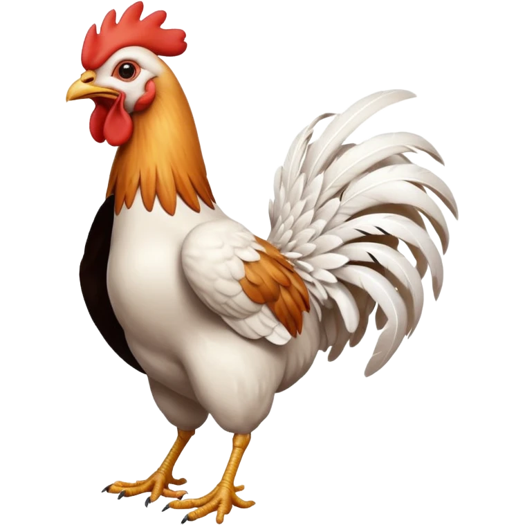 energetic headless chicken running emoji