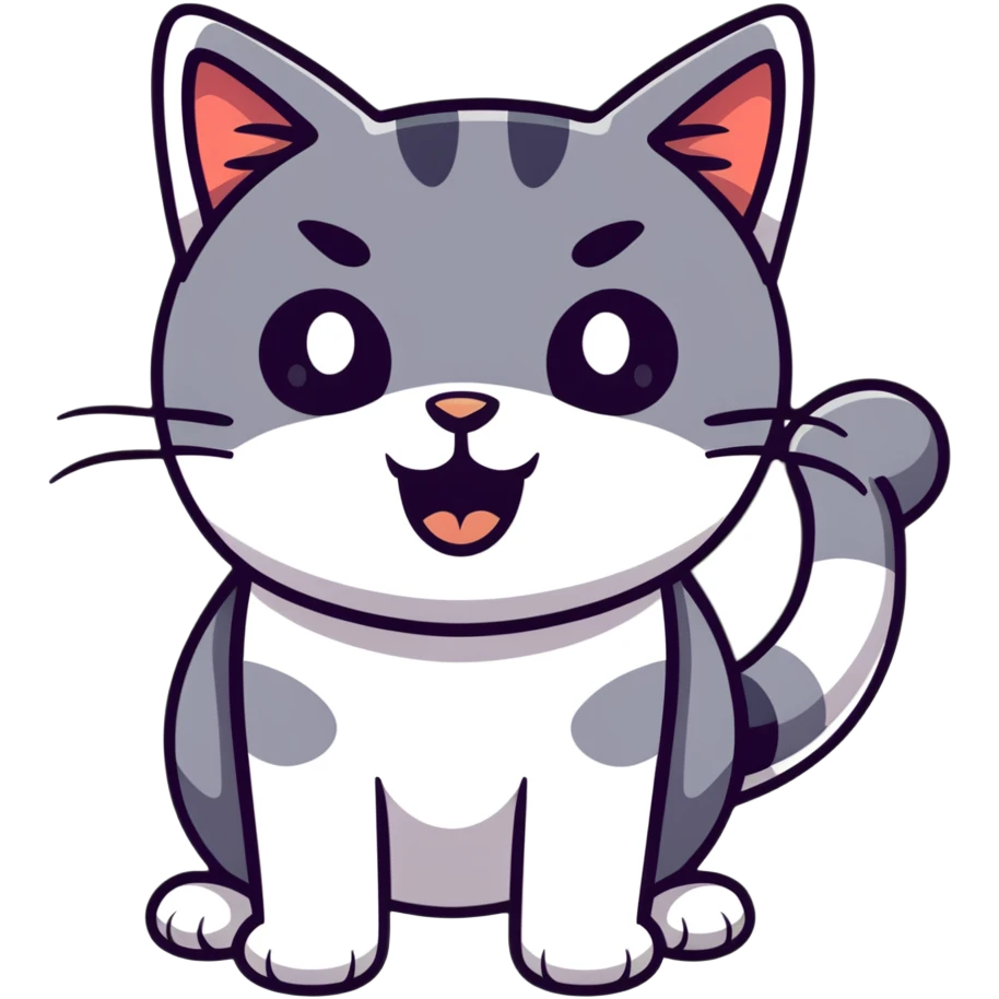 surprised shocked cat meme emoji