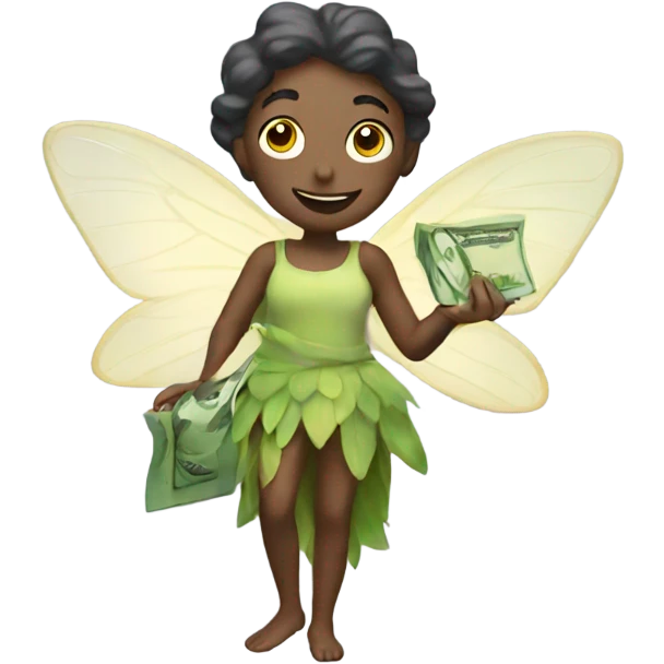 fairy with money  emoji