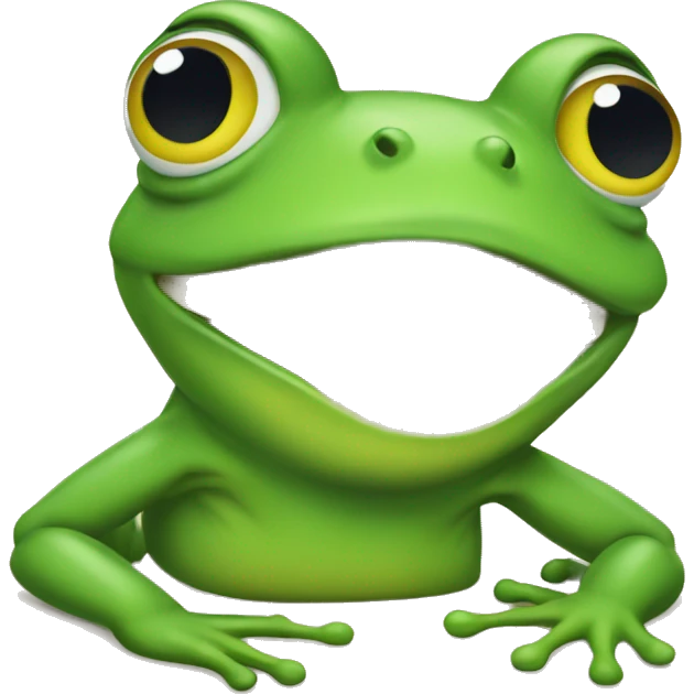 Gay frog emoji