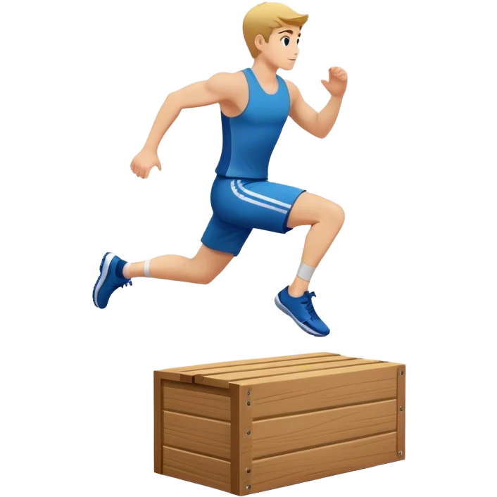 plyo-box-jump exercise side-view emoji